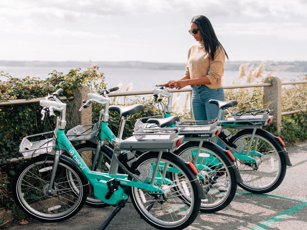 Beryl e bike share launch in Weymouth on 20 August Dorset Council